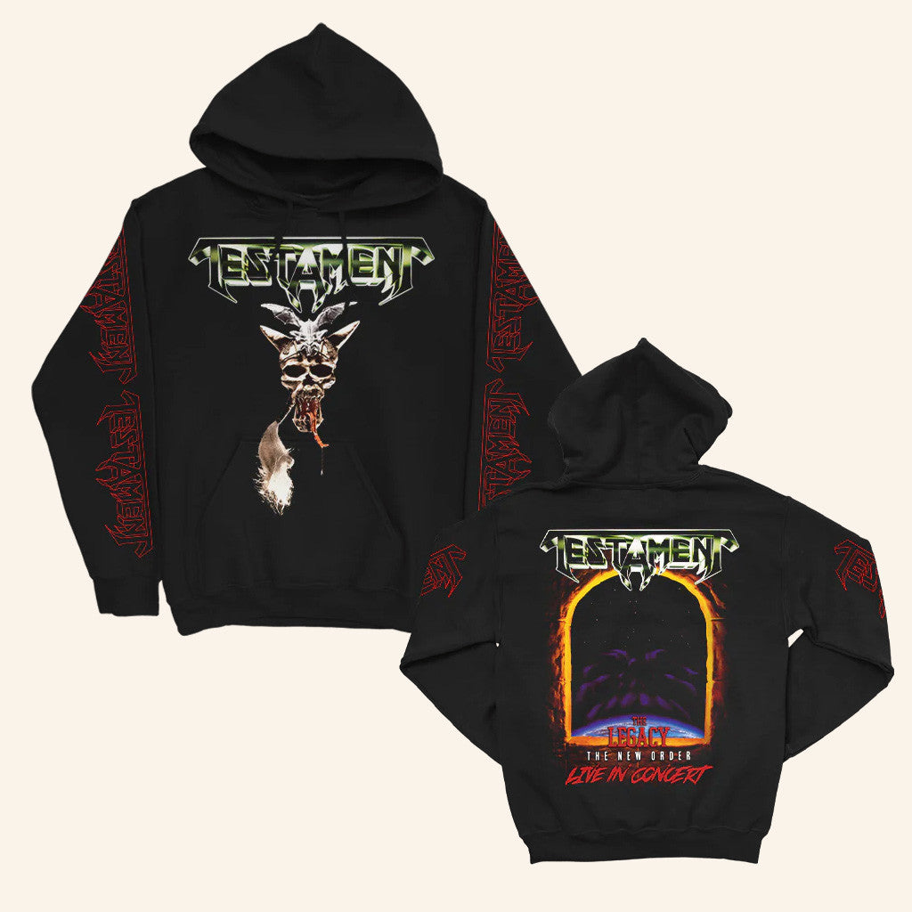 Testament Merch Store The Legacy Tno Hoodie Gift Ideas For Husband