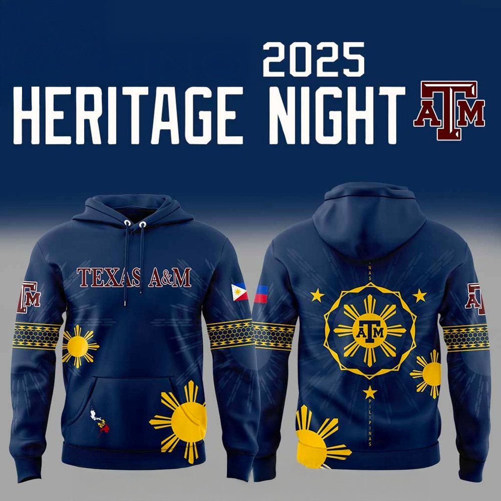 Texas A M Filipino Heritage Night 2025 Hoodie Fan Merch Best Gifts For Boyfriend