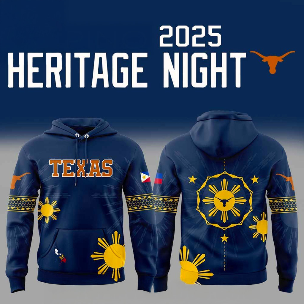 Texas Longhorns Filipino Heritage Night 2025 Hoodie Longhorns Merch Best Gifts For Fans