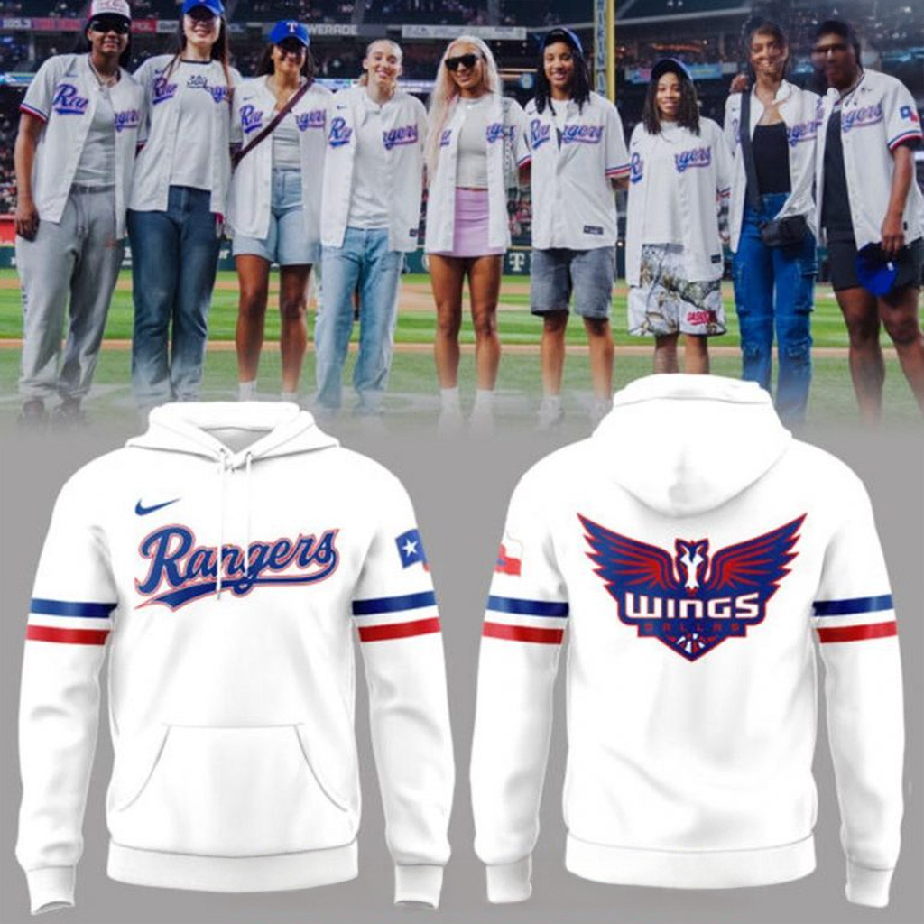 Texas Rangers x Dallas Wings Special Hoodie Texas Rangers Merch Gifts For Fans