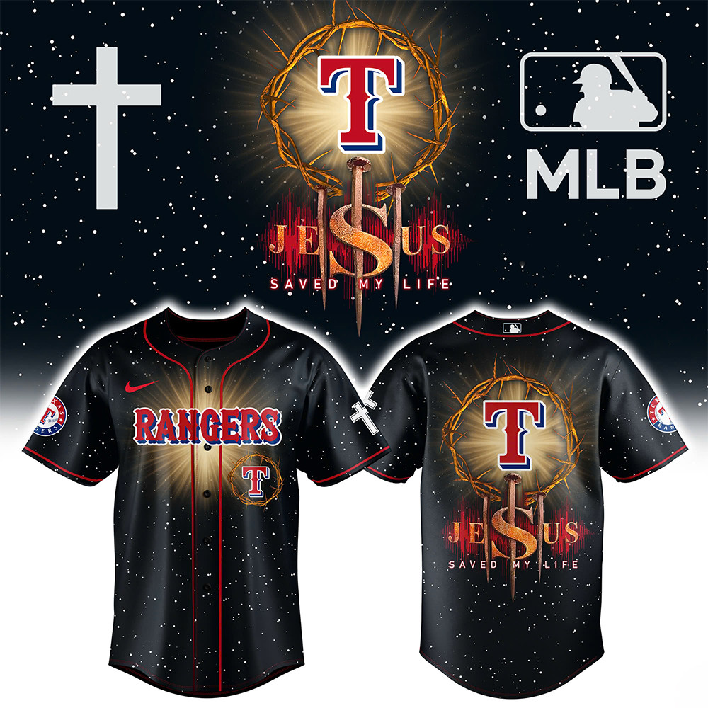 Texas Rangers x Jesus Save 2025 Jersey Presents For Baseball Lovers