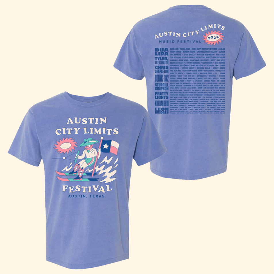 Texas T-Shirt Aclfestival Merch Great Father's Day Birthday Gifts For Besties