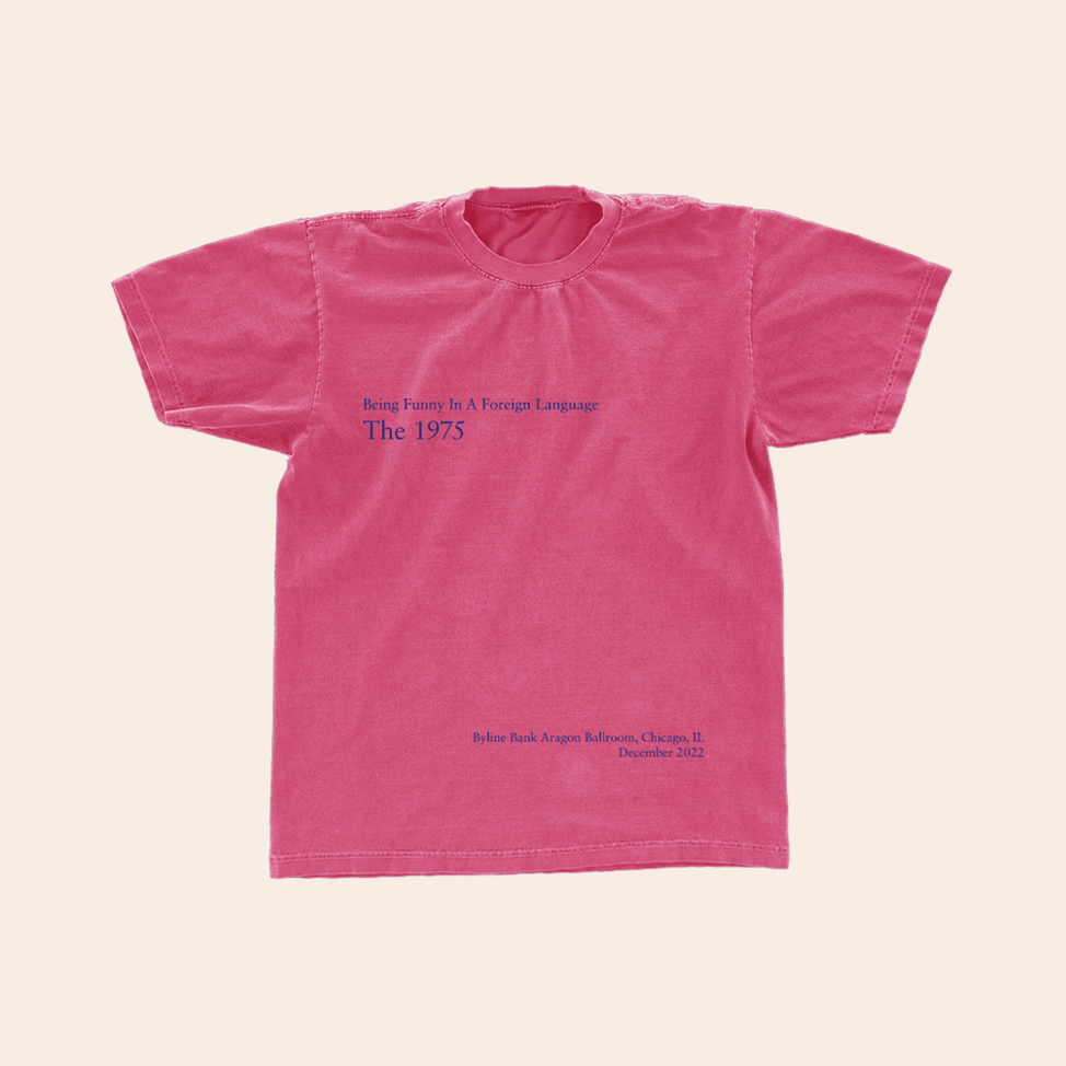 The 1975 Bfiafl Chicago T-Shirt The 1975 Merch Gifts For Pop Band Fans Birthday Gift Ideas