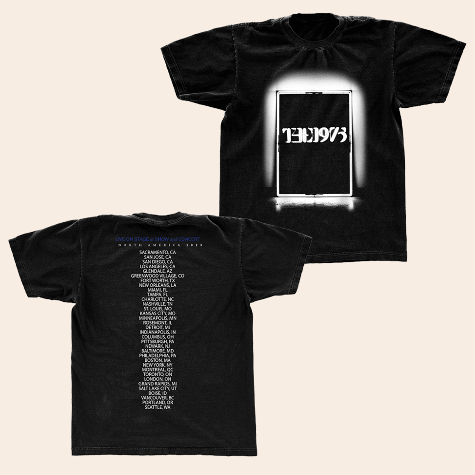The 1975 Tour North American T-Shirt The 1975 Merch Gifts For Pop Band Fans Birthday Gift Ideas