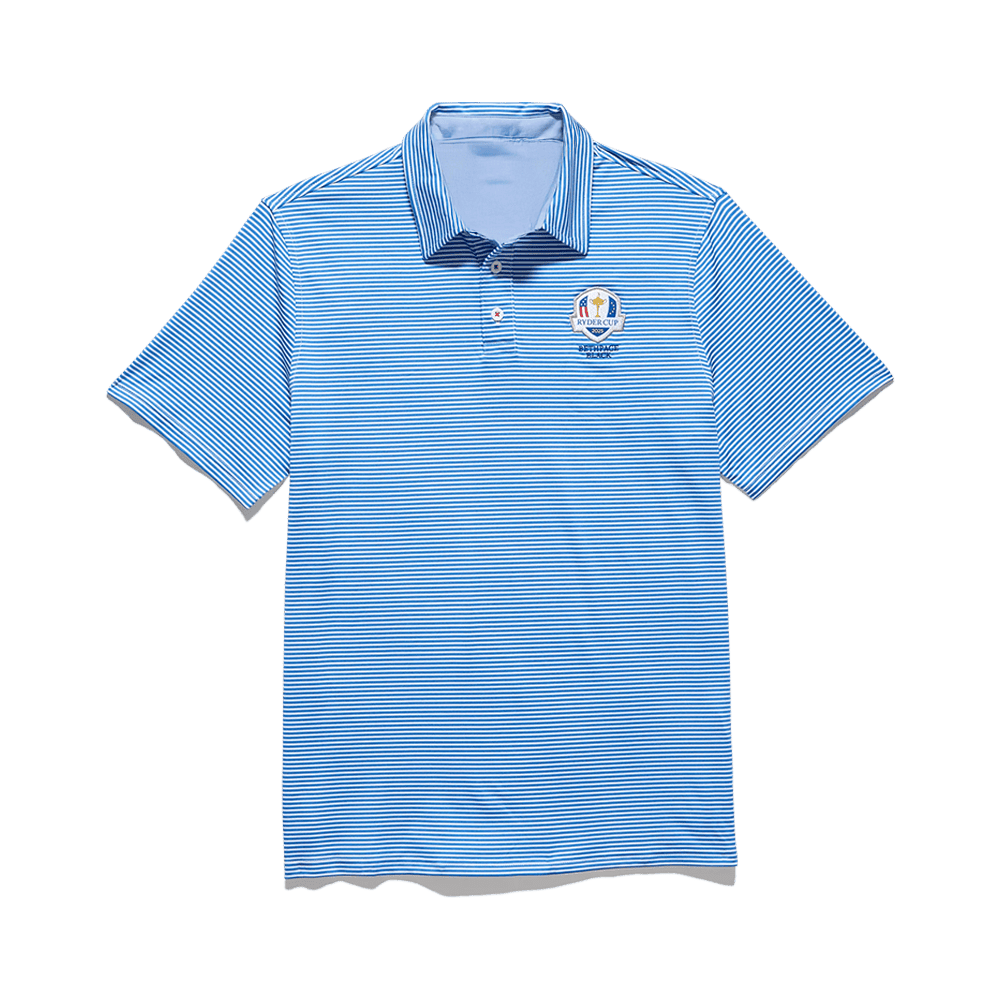 The 2025 Ryder Cup Stripe Polo Shirt Golf Apparel Father's Day Golf Gift Ideas