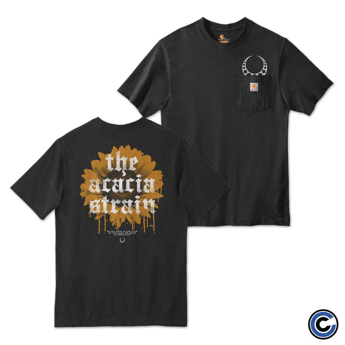 The Acacia Strain Merch Sunflower Pocket Shirt The Acacia Strain Shirt Gifts For Best Friend