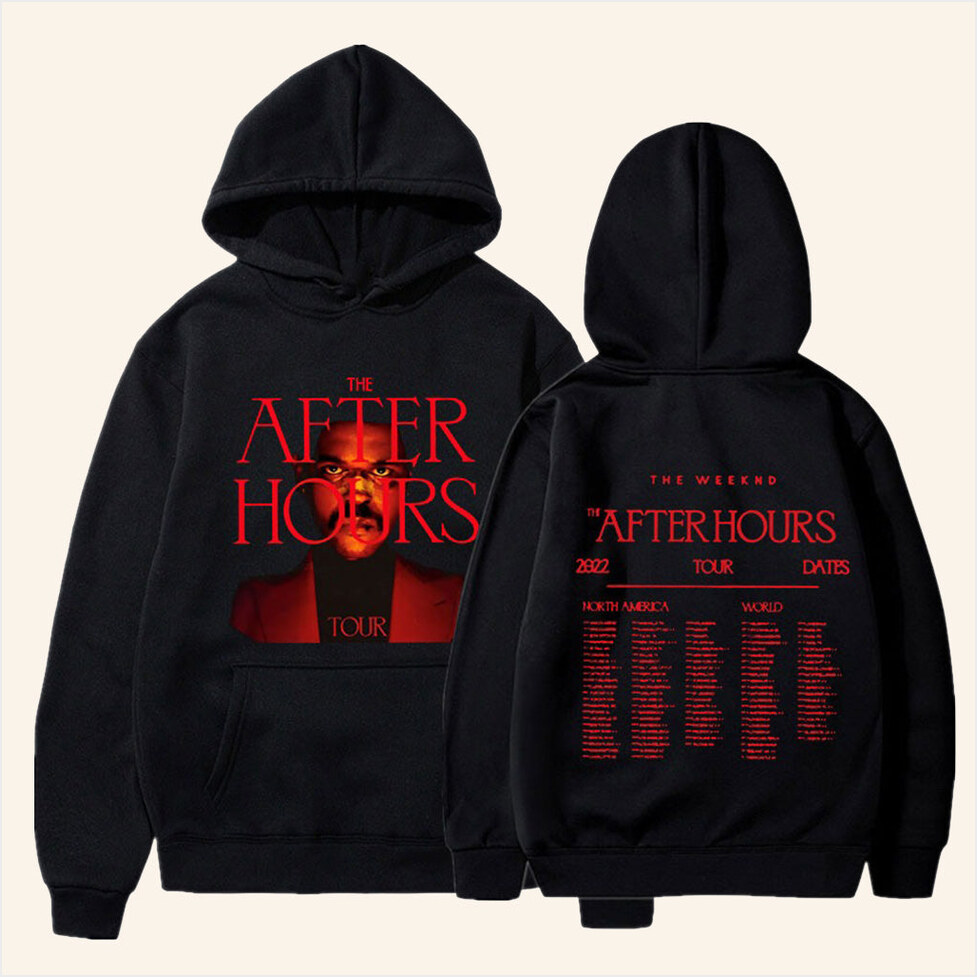 The After House Tour Hoodie The Weeknd Merch Best Gifts For Dudes Birthday Gift Ideas