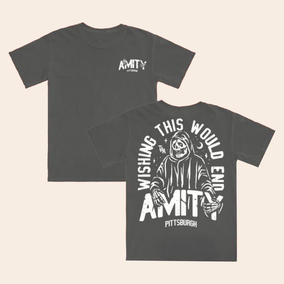 The Amity Affliction Pittsburgh T-Shirt 24Hundred Merch Birthday Presents For Dad