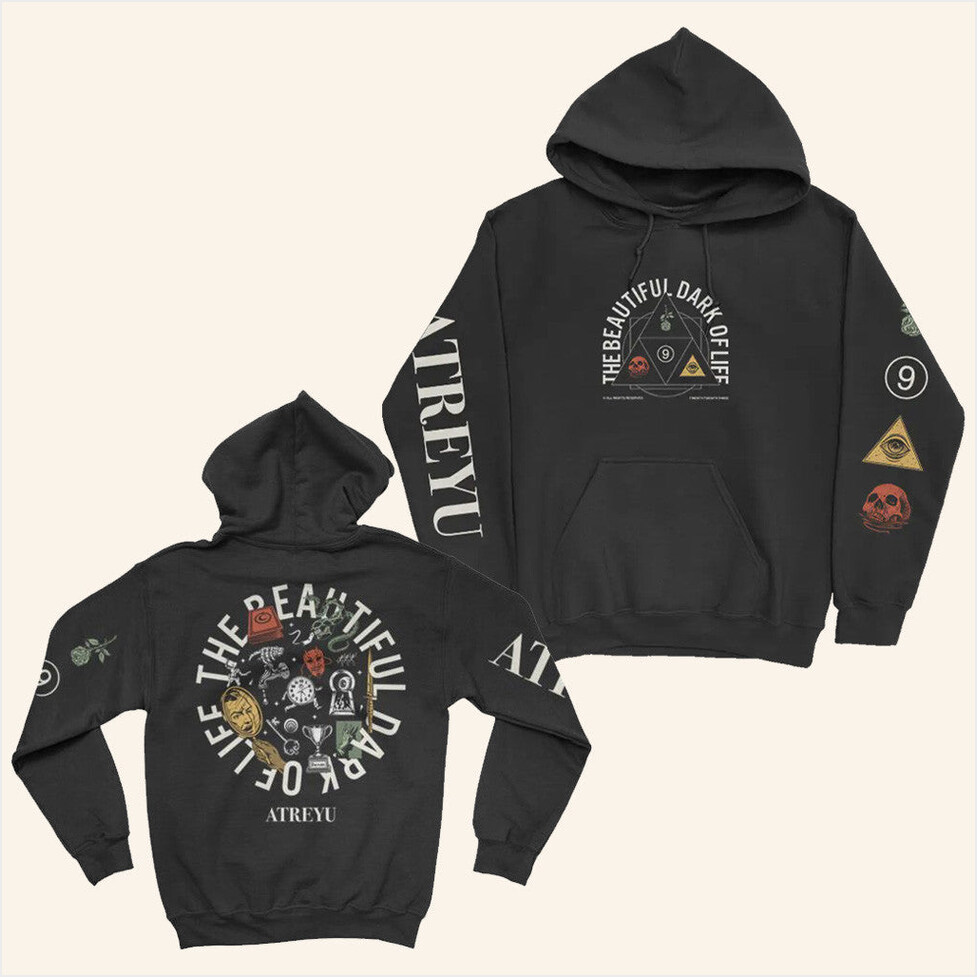 The Beautiful Dark Of Life Hoodie Atreyu Merch Gifts For Dad Birthday Gift Ideas