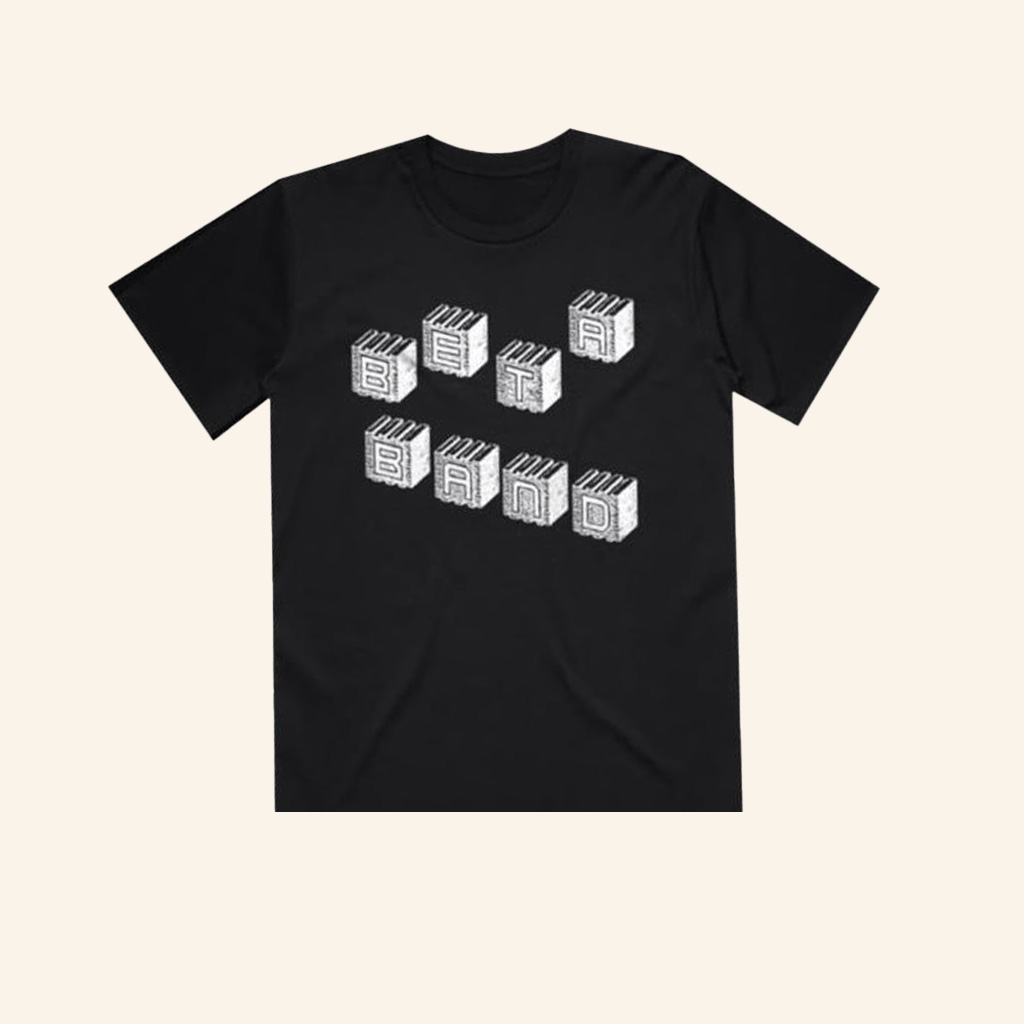 The Beta Band Merch Blocks Black T-Shirt Music Lover Gifts For Him
