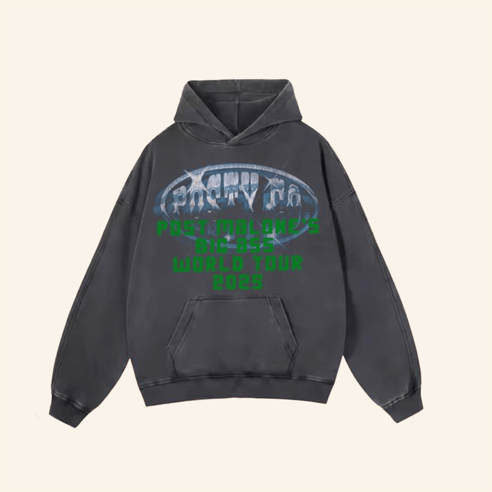 The Big Ass World Tour Hoodie Post Malone Merch Dad Birthday Gifts BFF Gifts Christmas Presents