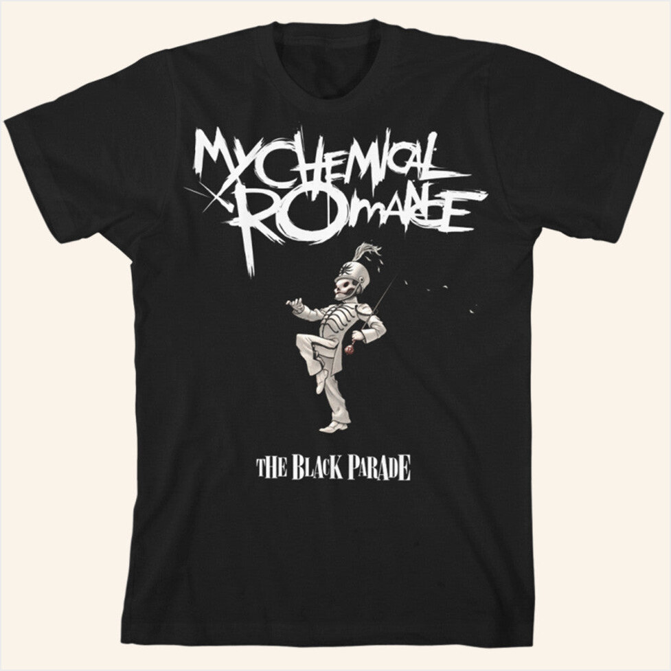The Black Parade Cover T-Shirt My Chemical Romance Tour Merch Best Friend Birthday Gifts