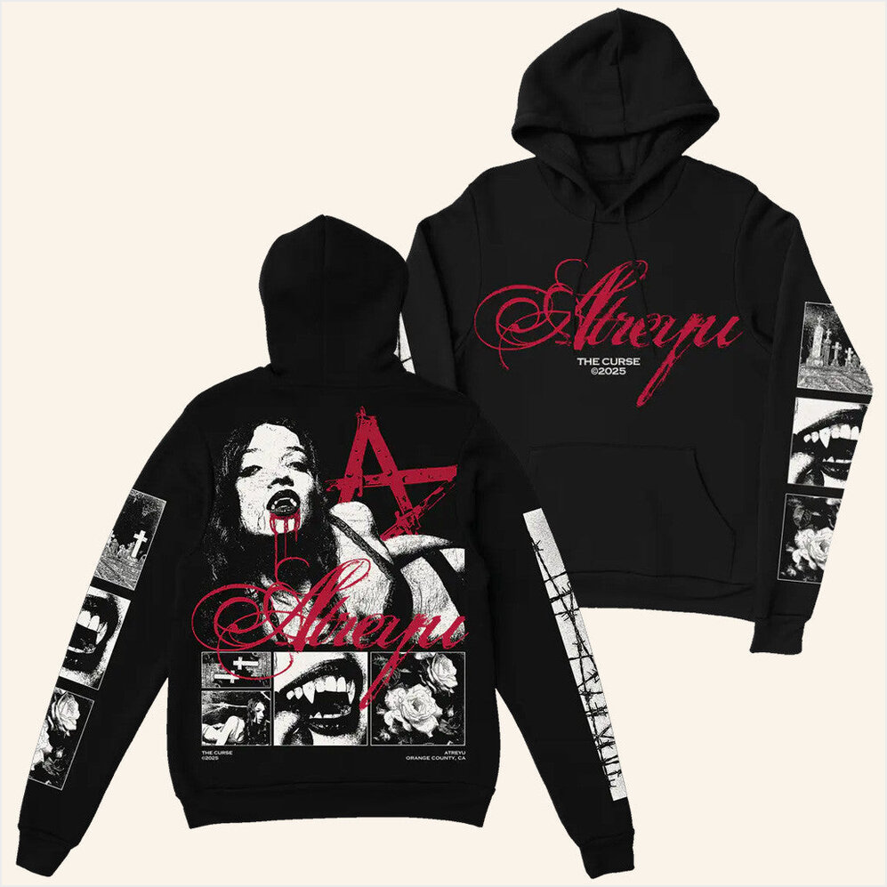 The Curse 2025 Hoodie Atreyu Merch Gift Ideas For Husband Birthday Gifts For Friends