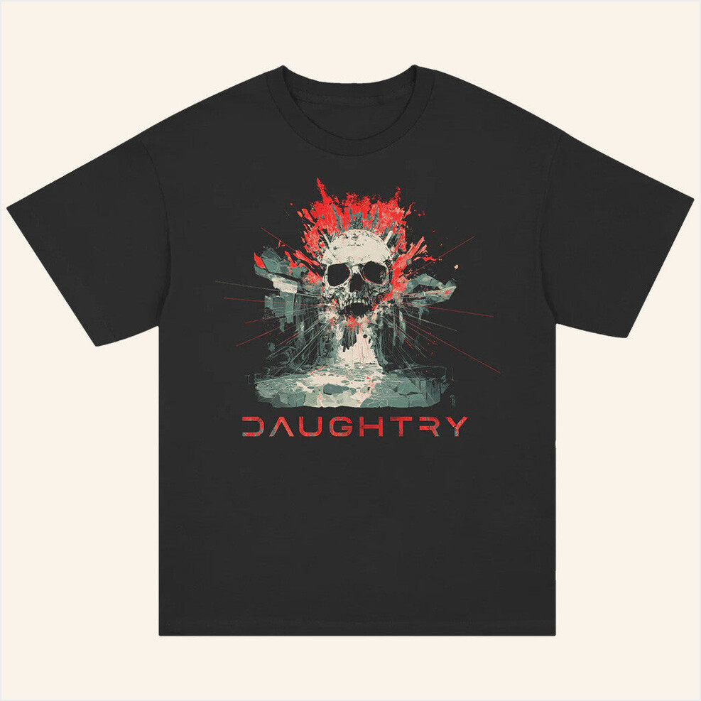 The Dam Black T-Shirt Daughtry Official Merch Best Birthday Gifts For Dad Gifts For Besties
