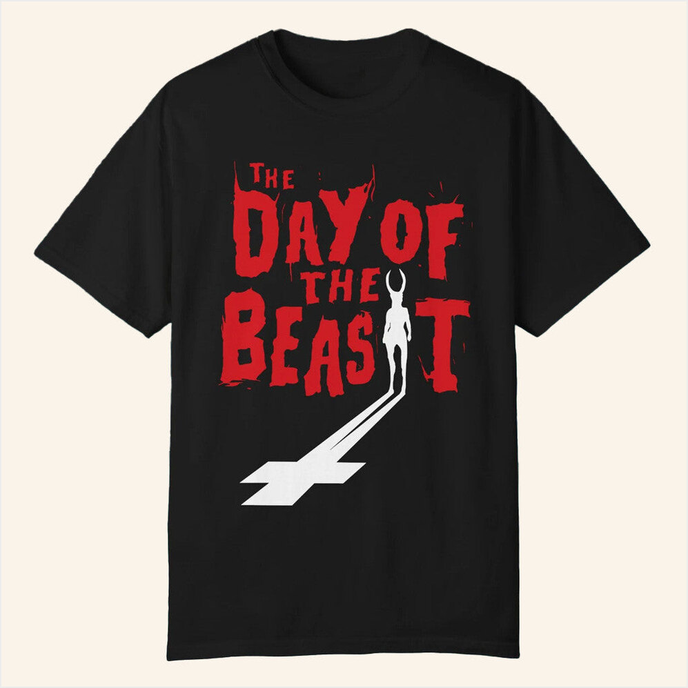The Day Of The Beast Horror Movie Shirt Iron Fortress Records Merch Fan Merch Gifts For Him