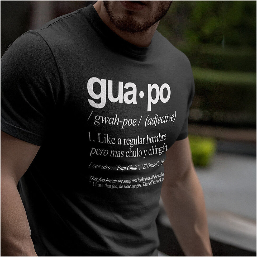 The Definition Of Guapo T-Shirt Funny Guapo Shirt Vintage Halloween Apparel Best Friend Gifts