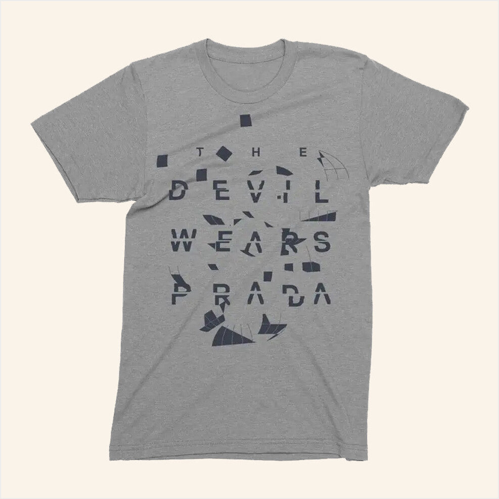 The Devil Wears Prada Shapes Grey T-Shirt Twisted Thread Merch Birthday Gifts For Brother