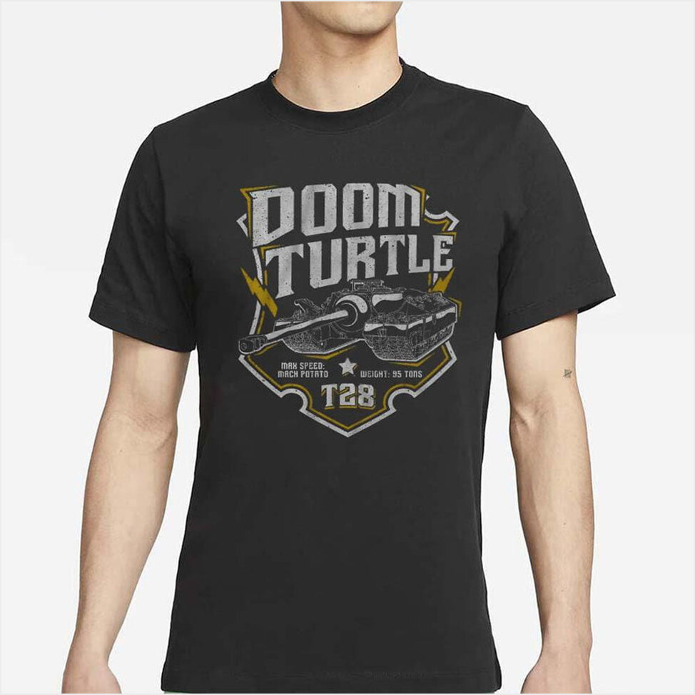 The Fat Electrician Doom Turtle T-Shirt Fat Electrician Merch Father's Day Gifts For Dad
