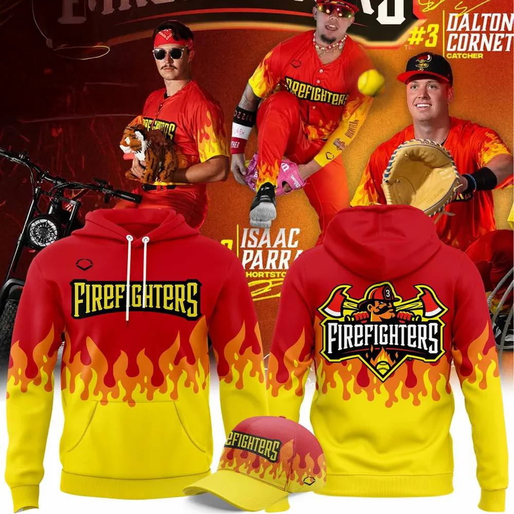 The Firefighters Baseball Limited Edition Hoodie 2025 Awesome Father's Day Gifts