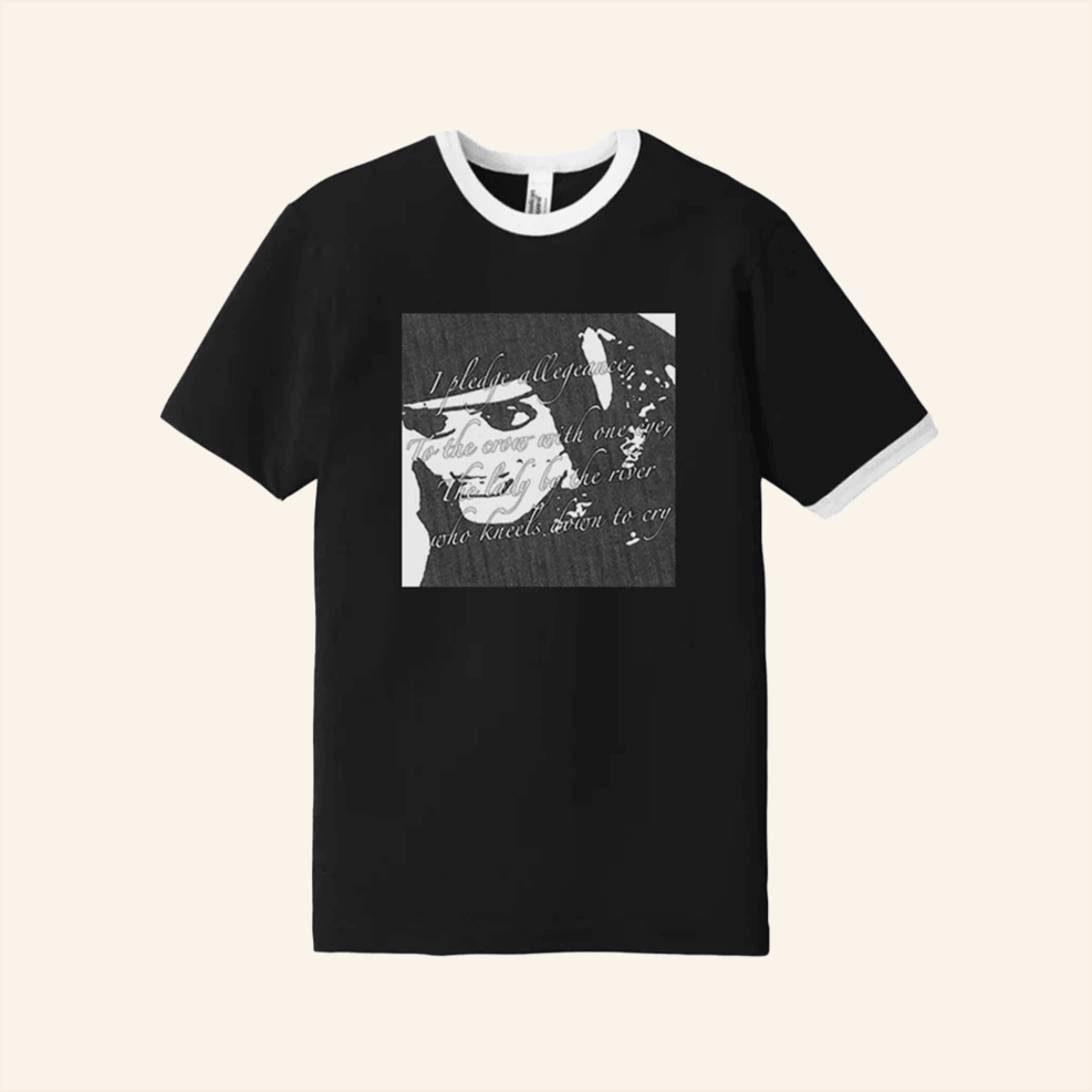 The Garden Pledge Allegiance Ringer T-Shirt Lagoon Room Merch Friends Gifts For Besties