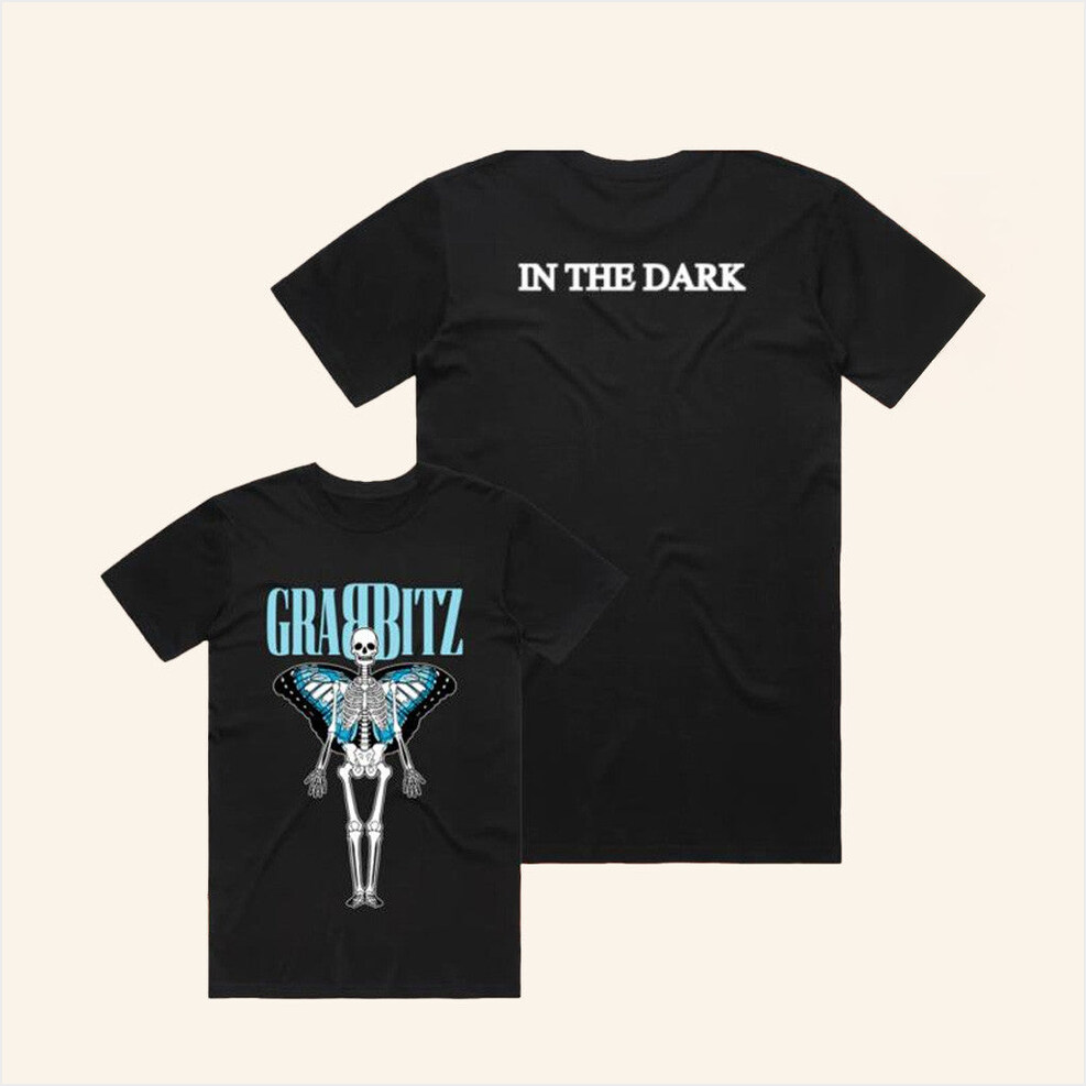 The In The Dark T-Shirt Blue Butterfly Brand Merch Gifts For Husband Gifts For Best Friend