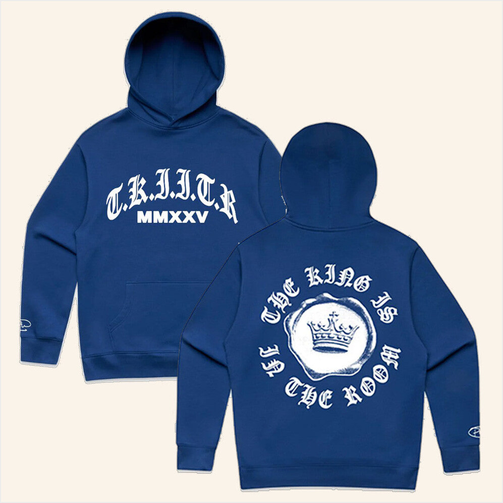 The King Is In The Room Crown Hoodie Phil Wickham Merch Best Birthday Gifts For Boyfriend