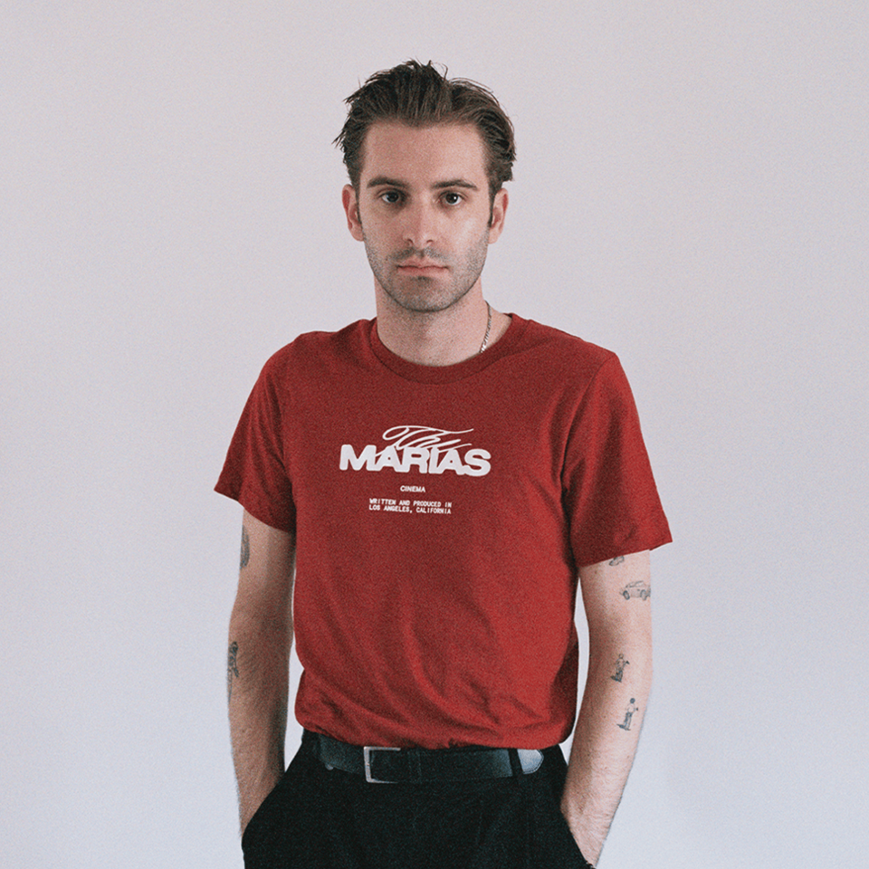 The Marias Merch The Marias Crimson Dream T-Shirt Awesome Father's Day Gifts Gifts For Besties