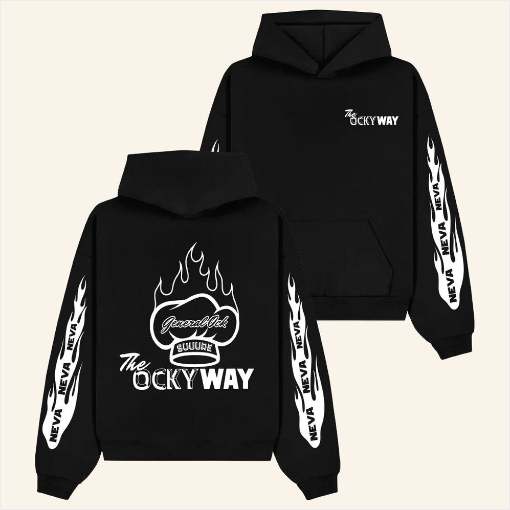 The Ocky Way Flame Hoodie Theockywayshop Merch Birthday Gifts For Dad Gifts For Best Friend