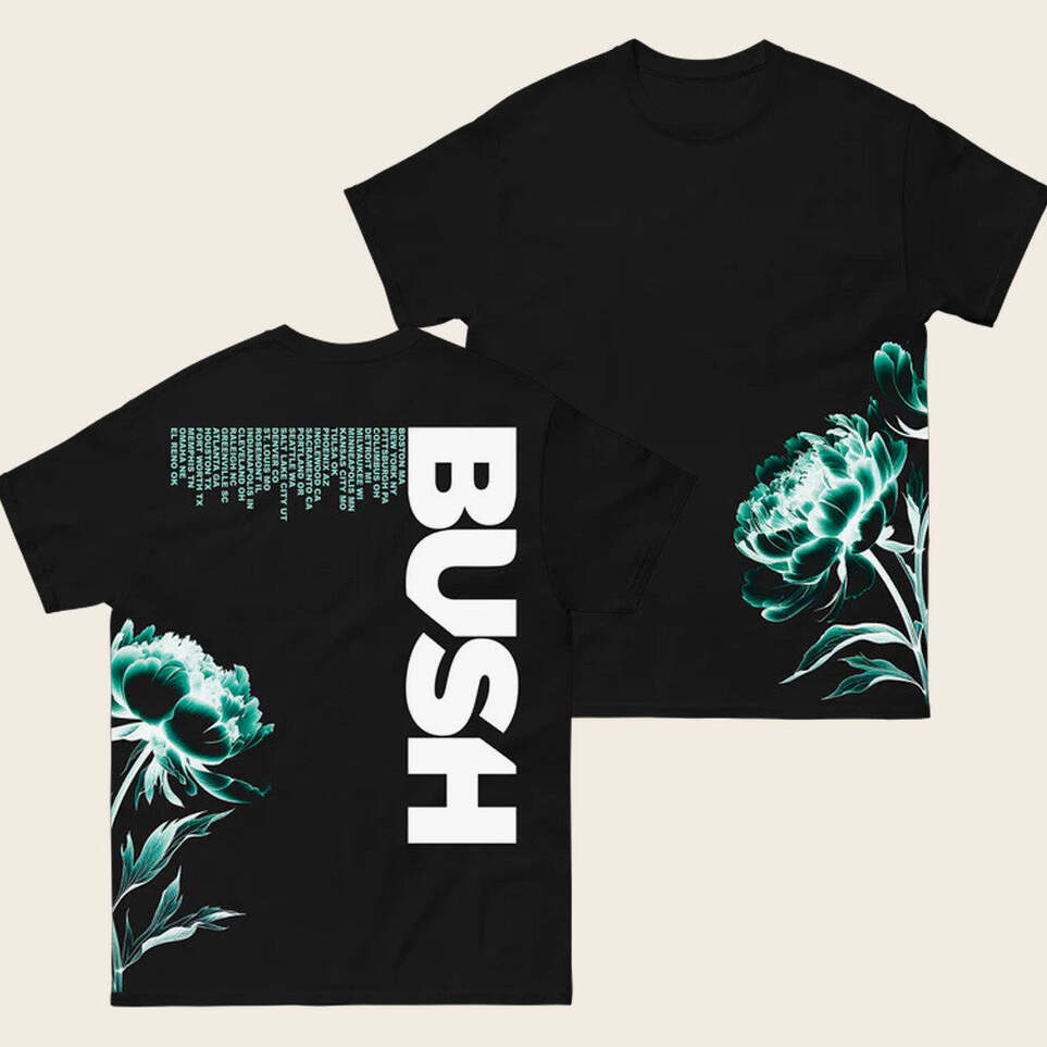 The Official Bush Merch Wrap Around Tour Itin T-Shirt Gift Ideas For Him Birthday Gifts For BFF