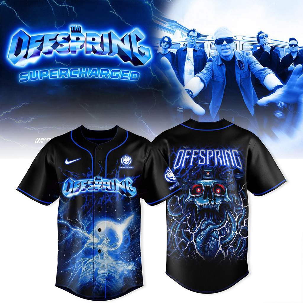 The Offspring Supercharged Jersey The Offspring Merch Gifts For Music Fans