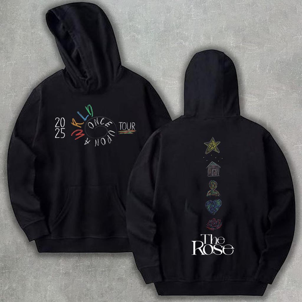 The Rose Once Upon AWRLD Tour Hoodie The Rose 2025 World Tour List Hoodie Gifts For Him