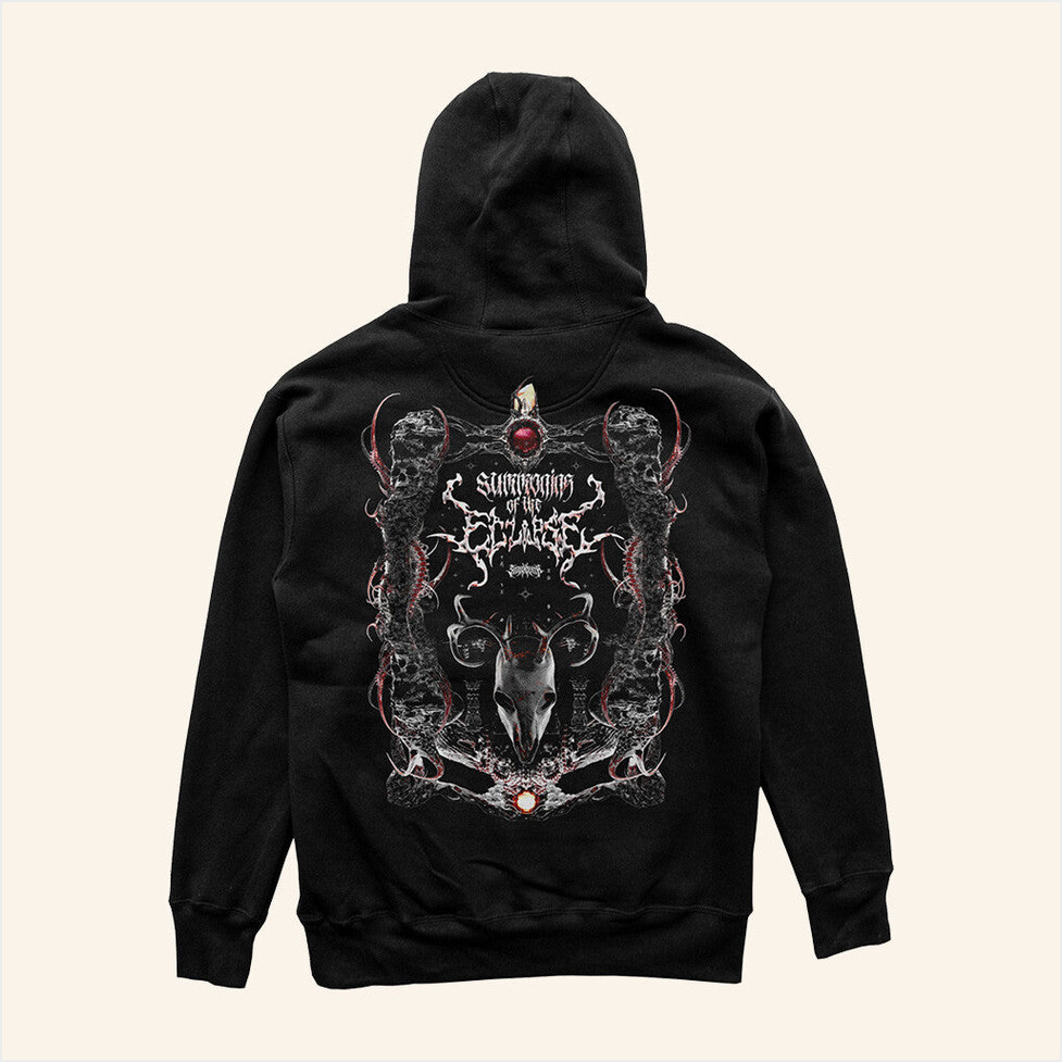 The Summoning Flier Black Hoodie Svdden Death Merch Birthday Gifts For Fans Gifts For Friends