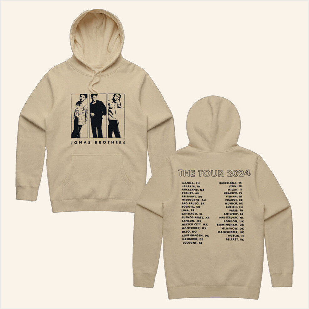 The Tour 2024 Hoodie Jonas Brothers Tour Merch Music Lover Birthday Gifts For Boyfriend