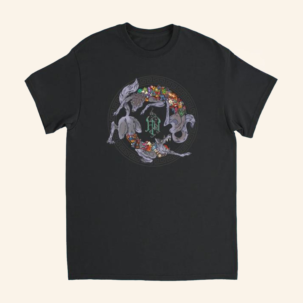 The Un Merch Wolf Circle Emblem T-Shirt Gifts For Son In Law