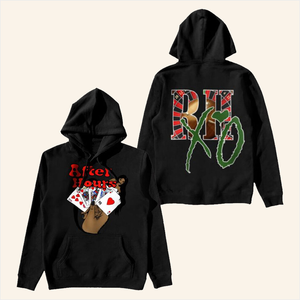 The Weeknd x Rhuigi After Hours Casino Hoodie' The Weeknd After Hours Til Dawn Tour Merch