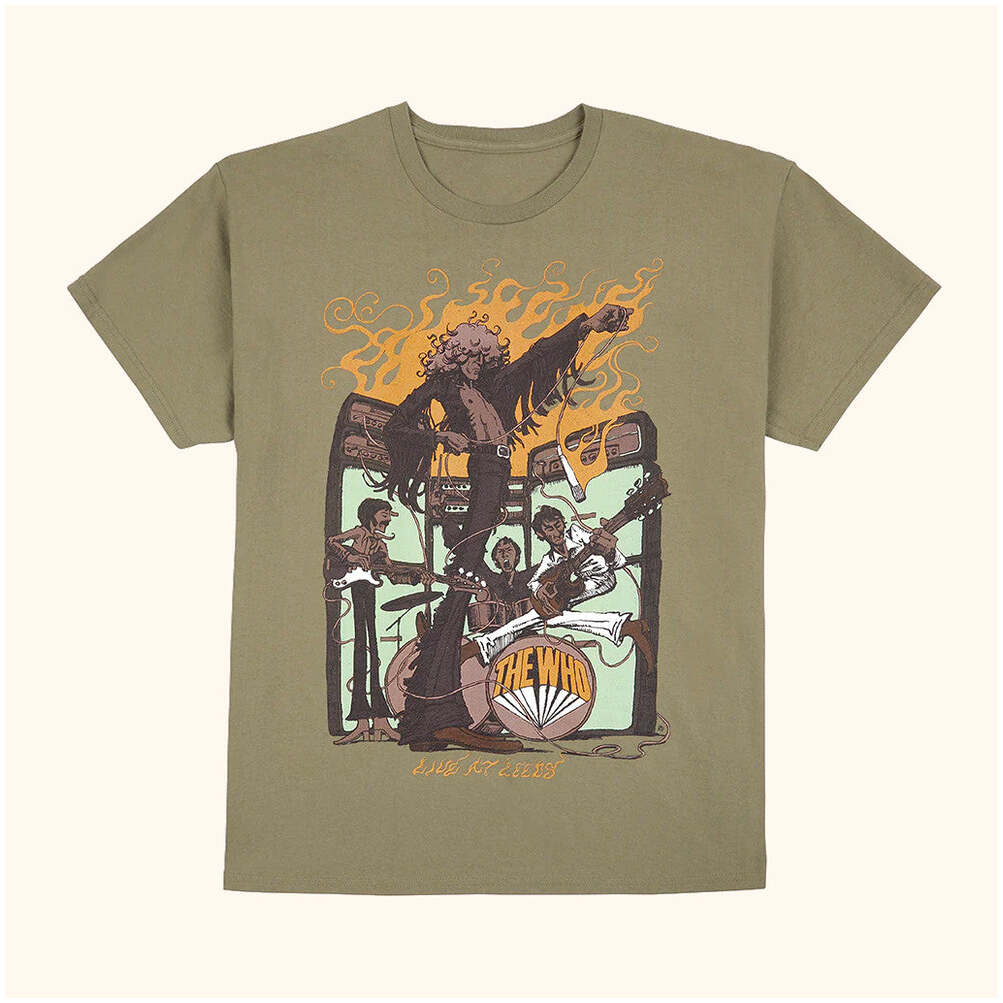 The Who Merch 1970 The Who Live At Leeds T-Shirt Gifts For Husband Gifts For Best Friend