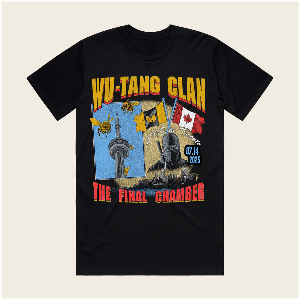 The Wu Tang Clan Merch Final Chamber Tour Toronto Exclusive T-Shirt Presents For Dad