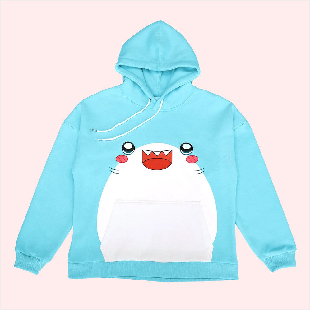 Thicc Shark Hoodie Lankybox Merch Cute Best Friend Birthday Gifts Christmas Presents