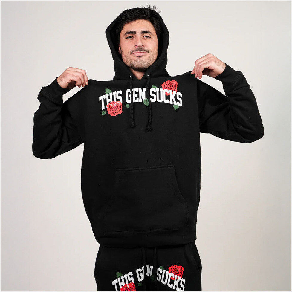 This Gen S Roses Hoodie Duke Gomez Merch Black Birthday Gifts For Besties Christmas Presents