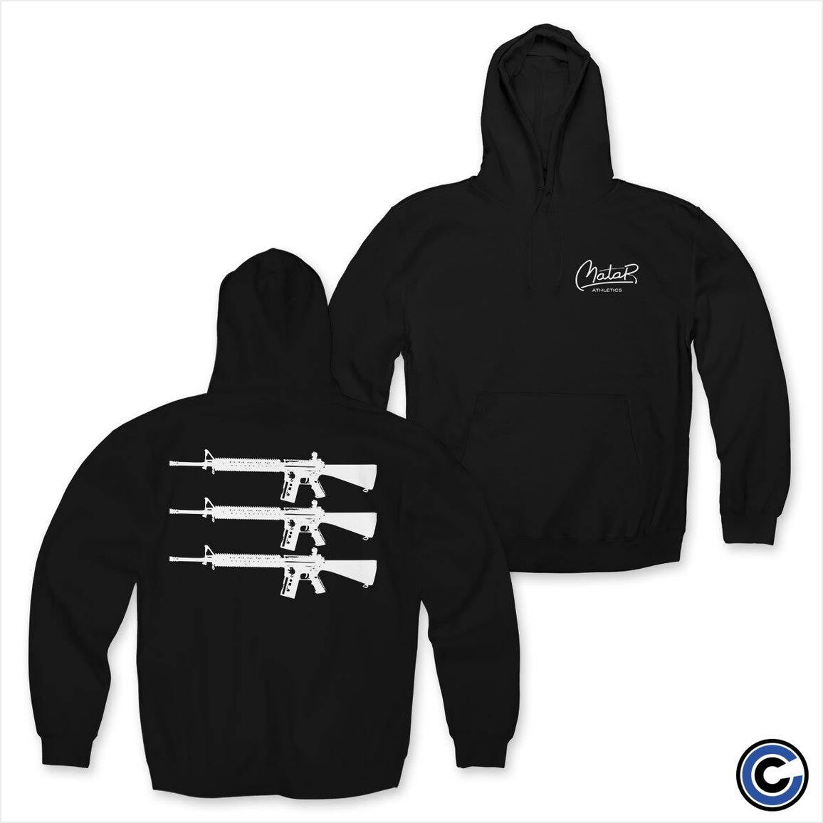 Three Guns Hoodie Matar Athletics Merch Matar Athletics Hoodie Birthday Gift Ideas