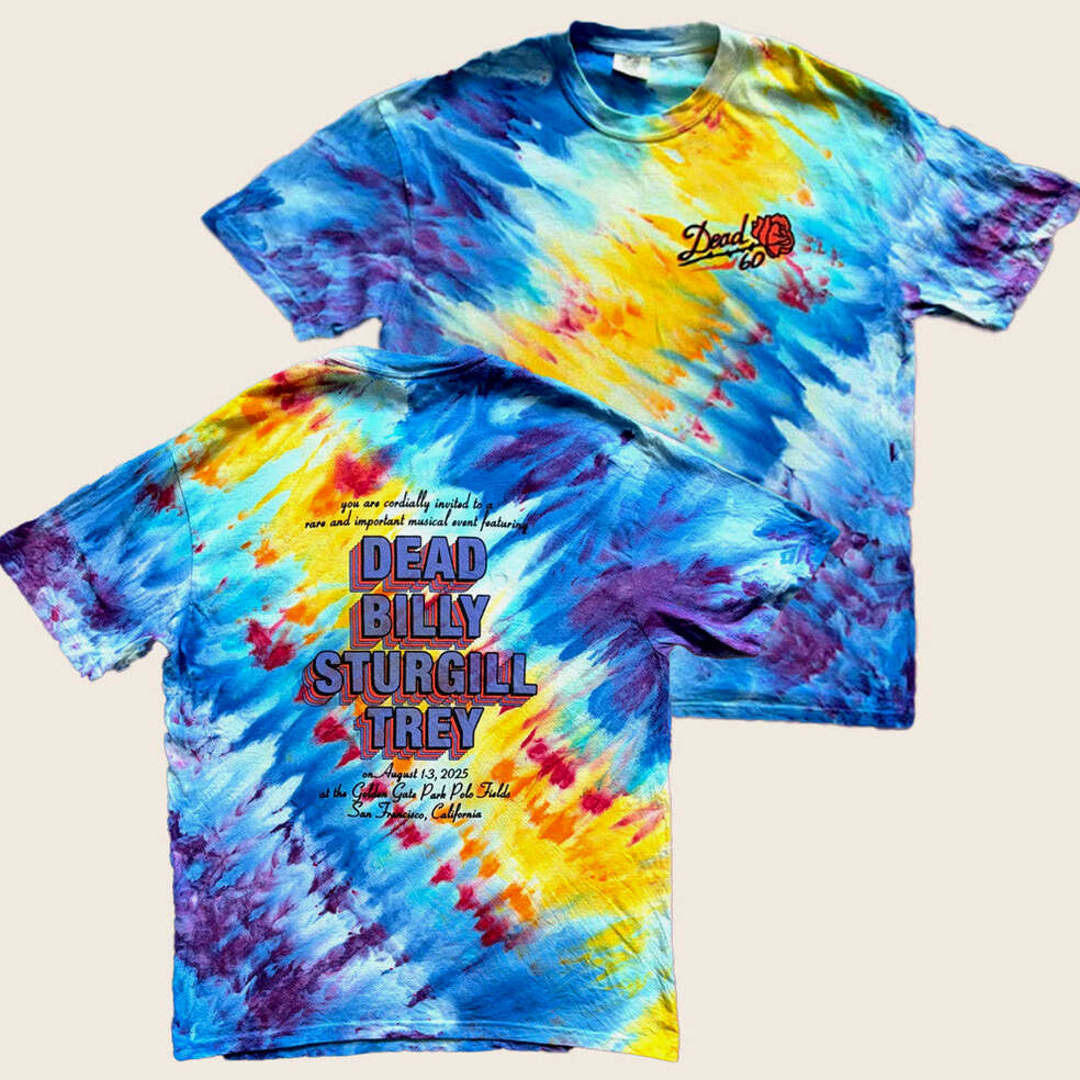 Thunder Shout Merch Dead Billy Sturgill Trey Lightning Ice Dye T-Shirt Gifts For Friends