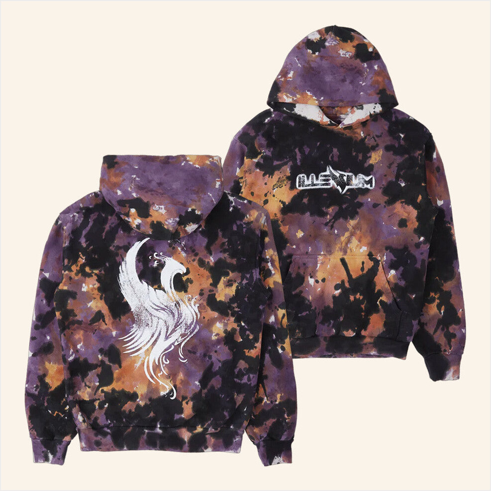 Tie Dye Hoodie Illenium Merch Gift Ideas For Boyfriend Birthday Gifts For BFF
