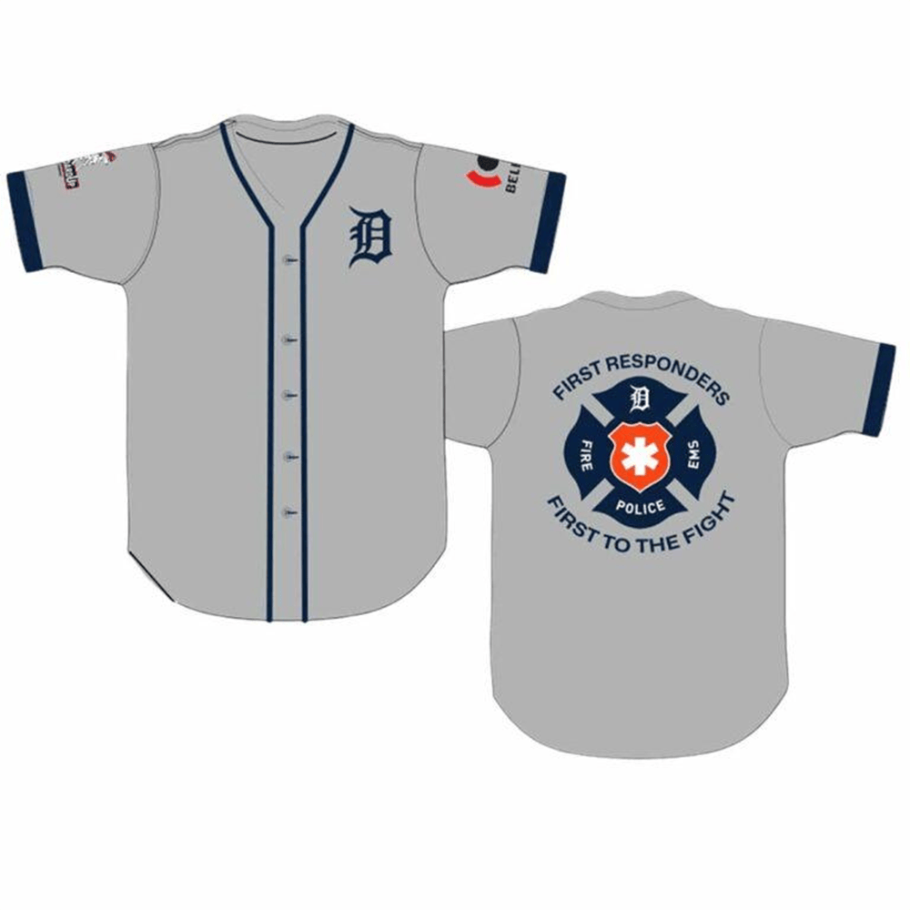 Tigers First Responders Jersey Detroit Tigers Merch Good Gifts For Basketball Lovers