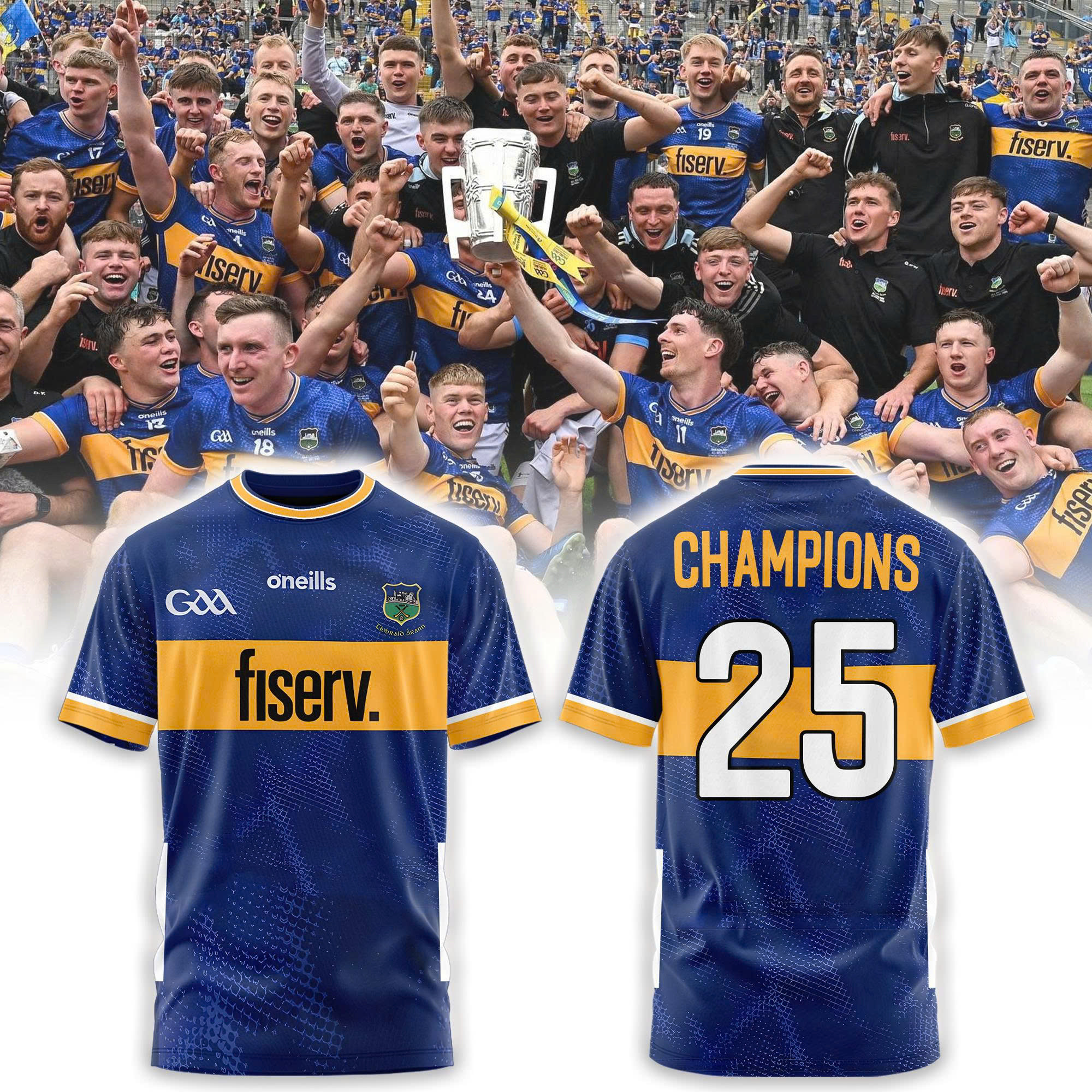 Tipperary Gaa All Ireland Champions 2025 Jersey Present For Husband