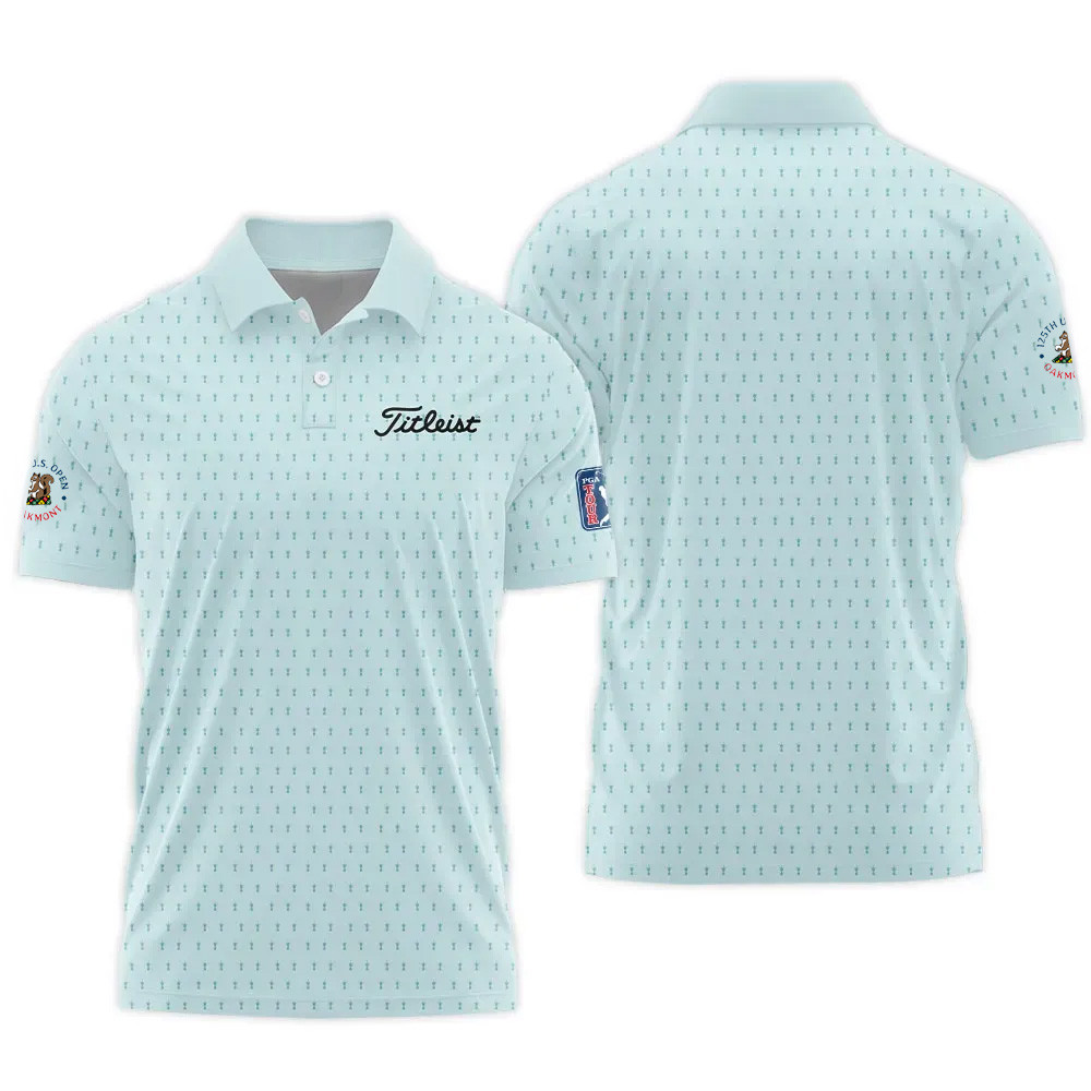 Titleist 125th US Open 2025 Polo Shirt USA Golf Apparel Gifts For Male Golfers