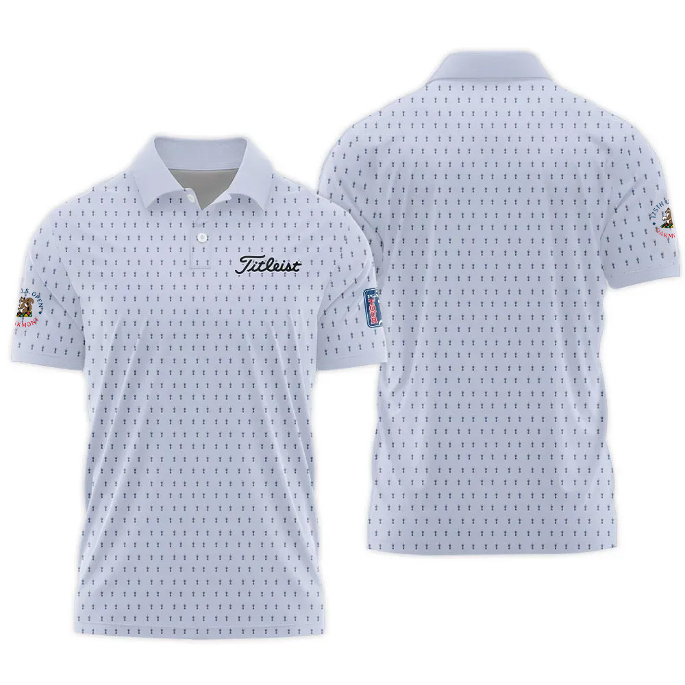 Titleist 125th US Open 2025 Polo Shirt USA Golf Clothing Golf Father's Day Gifts