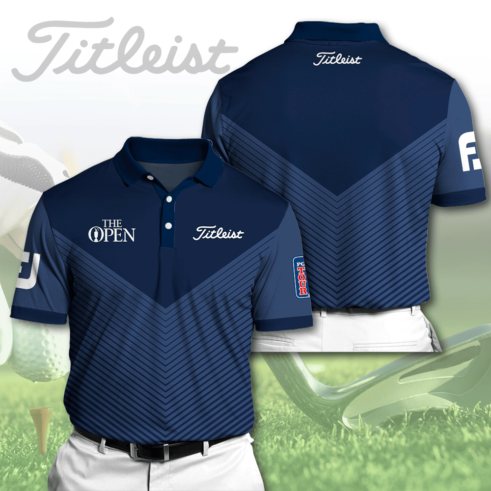 Titleist 2025 Golf The Open Championship Polo Shirt Best Golf Father's Day Gifts