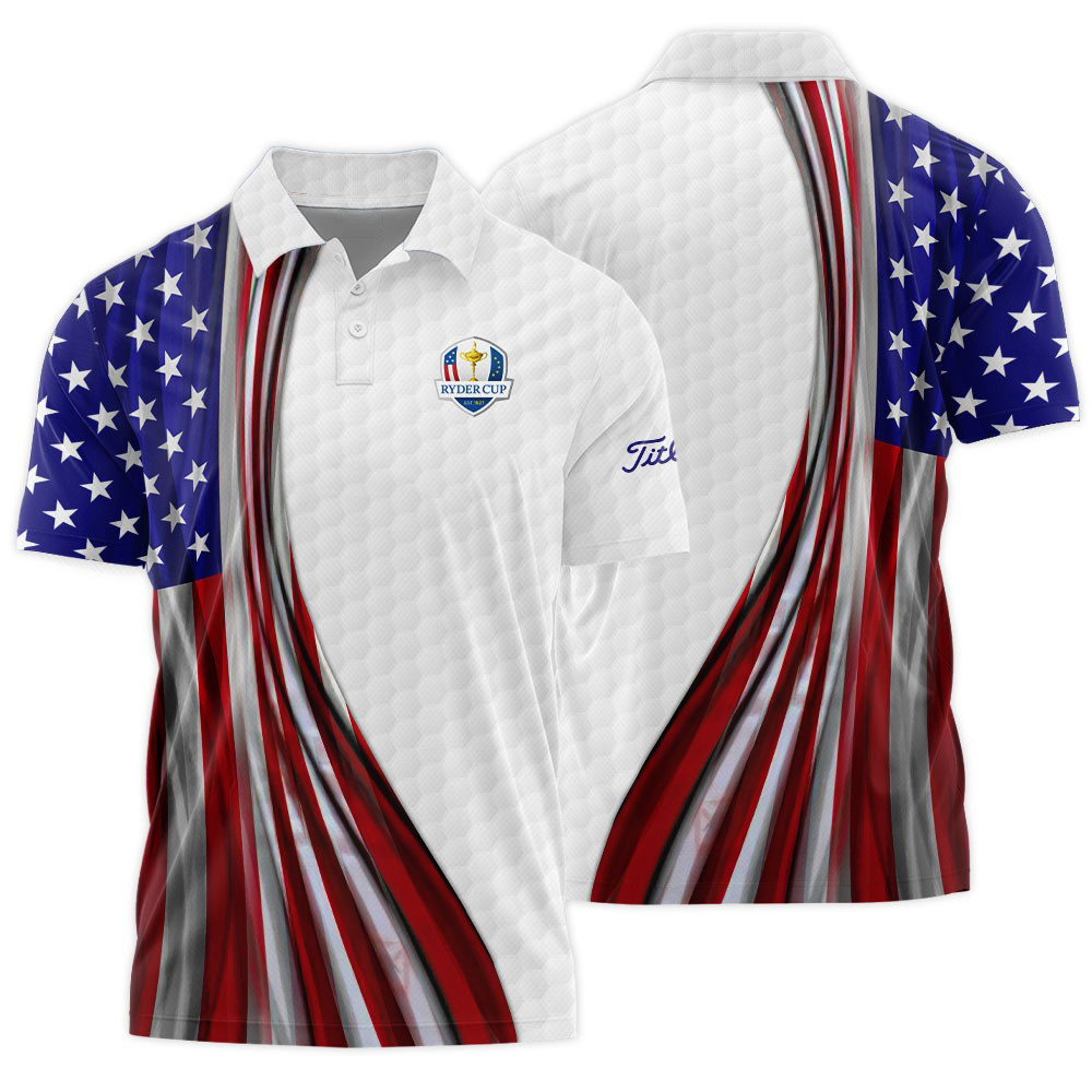 Titleist Ryder Cup 2025 Polo Shirt USA Team Golf Merch Best Golf Presents For Dad