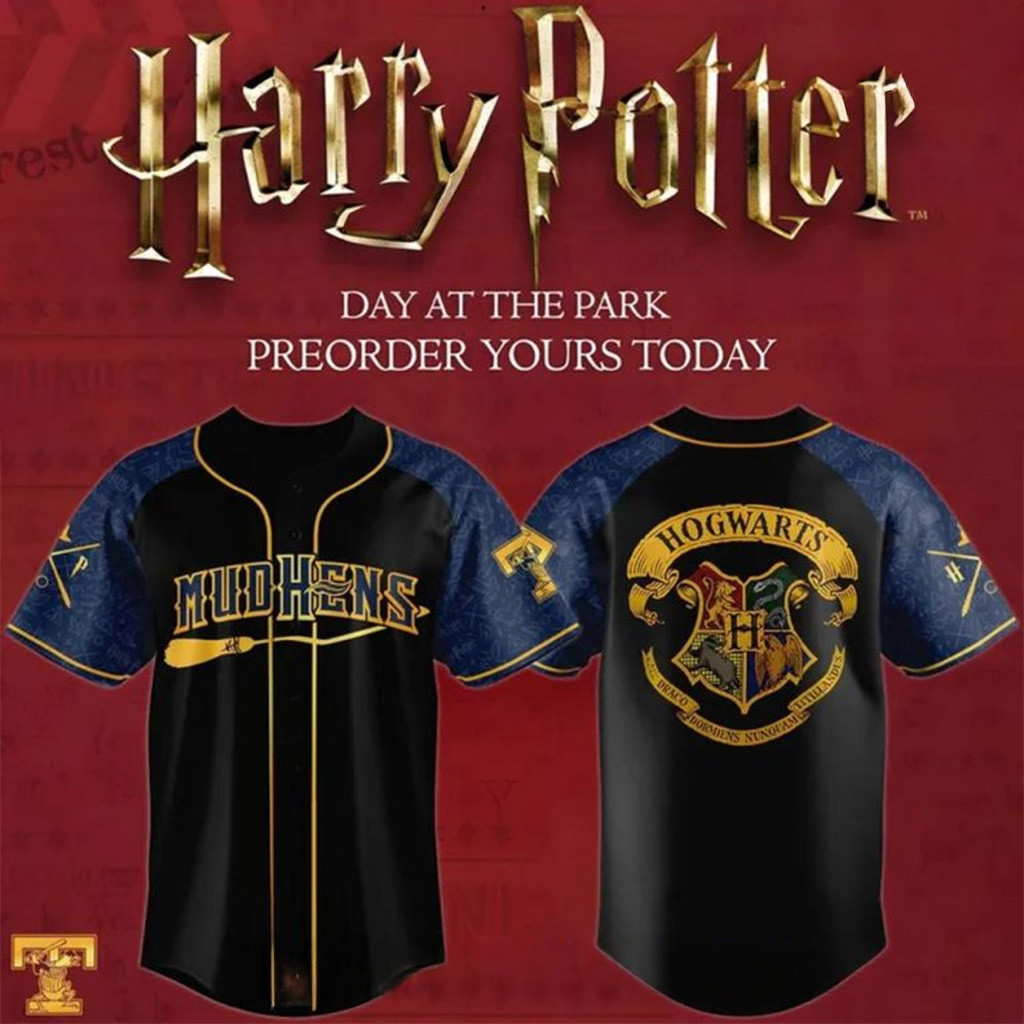 Toledo Mud Hens x Harry Potter Night 2025 Baseball Jersey Toledo Mud Hens Merch For Fans