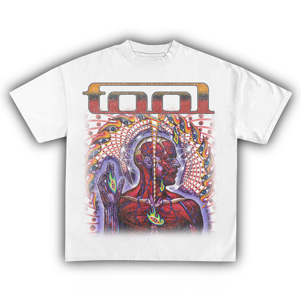 Tool Lateralus Vintage White T-Shirt Tool Merch Music Gift Ideas For Guys